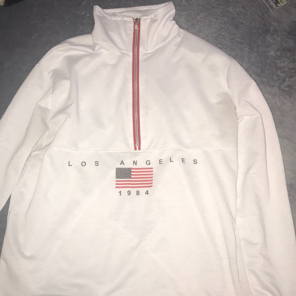 Collard Los Angeles quarter zip shirt/ sweatshirt